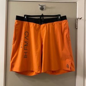 Reebok Size 2xl CrossFit shorts orange
